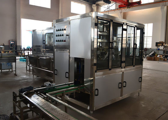 1200BPH Automatic Water Barrel Filling Machine / 5 Gallon Filling Machinery Mineral Water PC