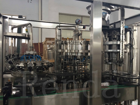 Complete Automatic Glass PET Bottle Beer Filling Machine Production Line Isobaric Pressure