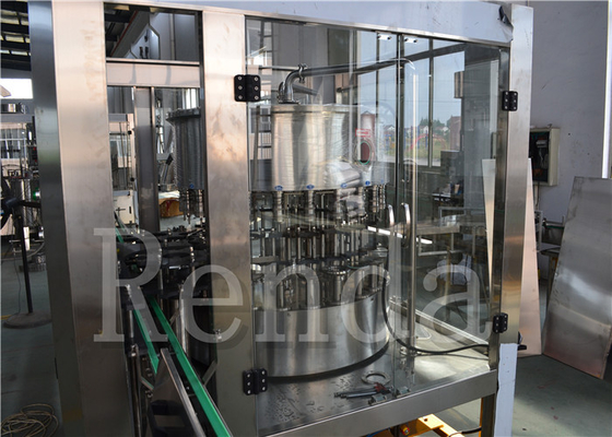 Electric Driven Type Full Automatic Liquid Juice Filling Machine With Stainless Steel Material