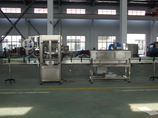 Shrink Sleeve Cutting Automatic Sticker Labeling Machine PVC|PET|OPS Steam Electric Tunnel 10000BPH