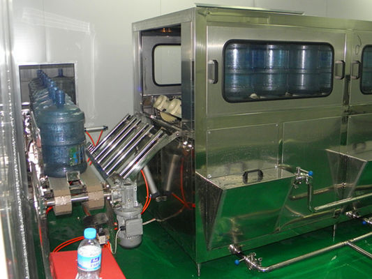 1200BPH Automatic Water Barrel Filling Machine / 5 Gallon Filling Machinery Mineral Water PC