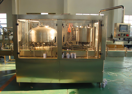Soda Water Electric Can Filling Machine Gas Drink Carbonated Bottling Equipment Cola Tea